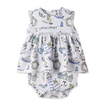Tesa Babe Seashore Skirted Bodysuit – Bamboo Baby Girl One - PieceEveretts Place