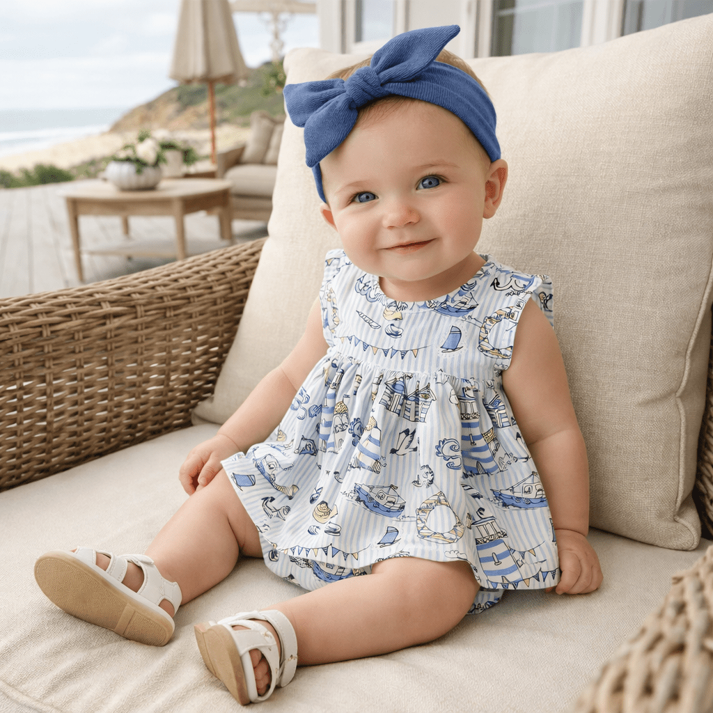 Tesa Babe Seashore Skirted Bodysuit – Bamboo Baby Girl One - PieceEveretts Place