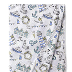 Tesa Babe Seashore Stroller Blanket Bamboo Spandex Receiving Blanket for Baby - 