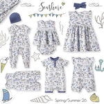 Tesa Babe Seashore Stroller Blanket Bamboo Spandex Receiving Blanket for Baby - 