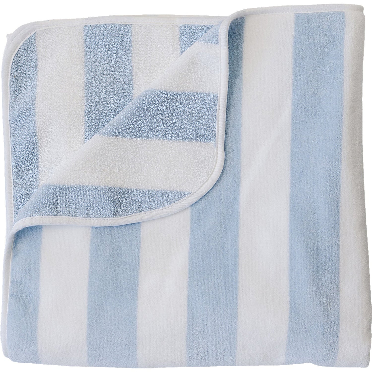 Mebie Baby Seaside Stripe Organic Cotton Beach Towel - 