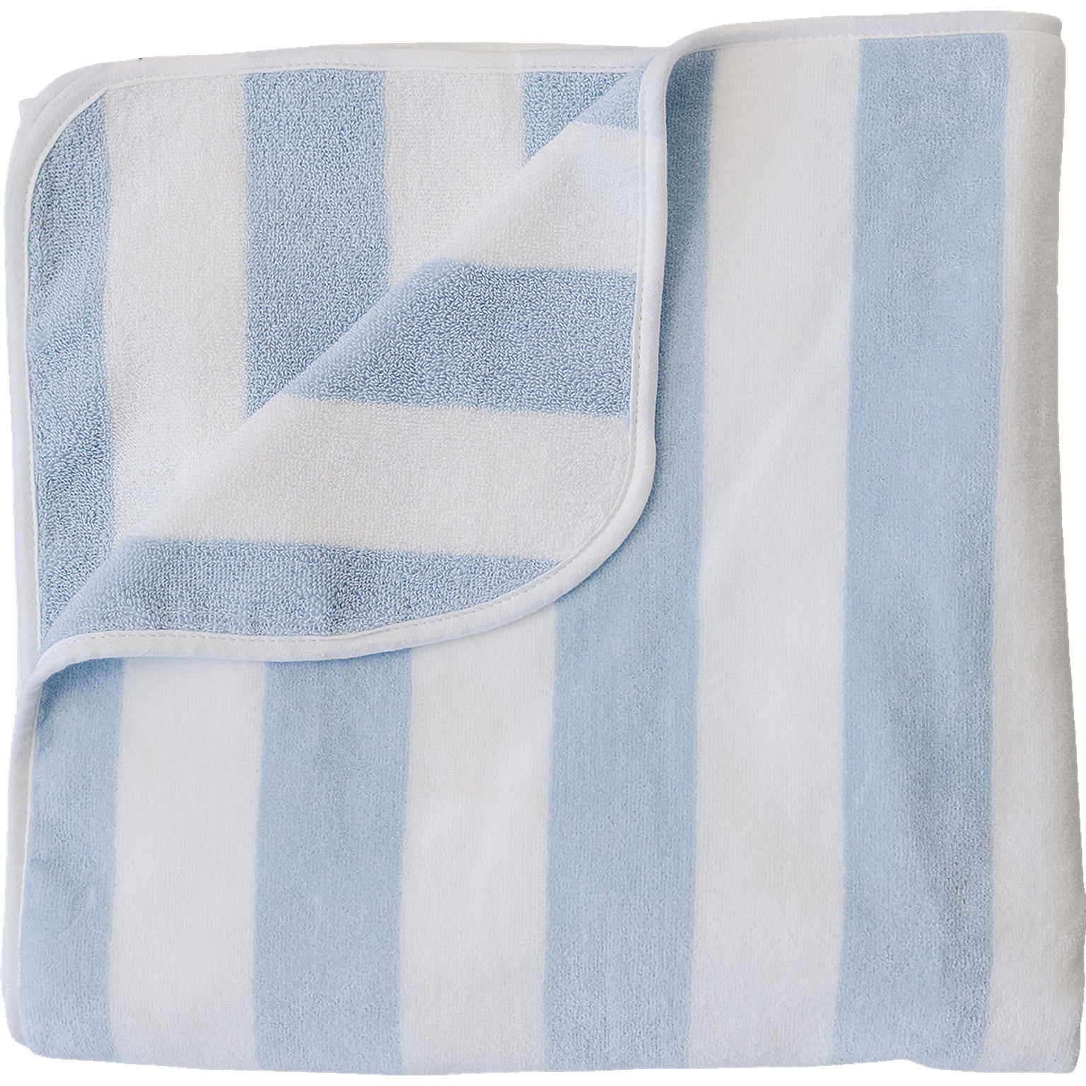 Mebie Baby Seaside Stripe Organic Cotton Beach Towel - 