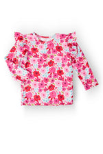 Secret Garden L/S Ruffle Tee - Sleeve, Textile, Pink, Baby & Toddler Clothing, Long-sleeved T-shirt | Everetts Place