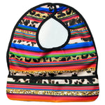 Texas Tushies Serape Fun The Flip Bib With Pocket For Drool Catching - 