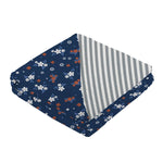 Newcastle Classics Serenity and Finley Stripe Bamboo Muslin Newcastle Blanket - 