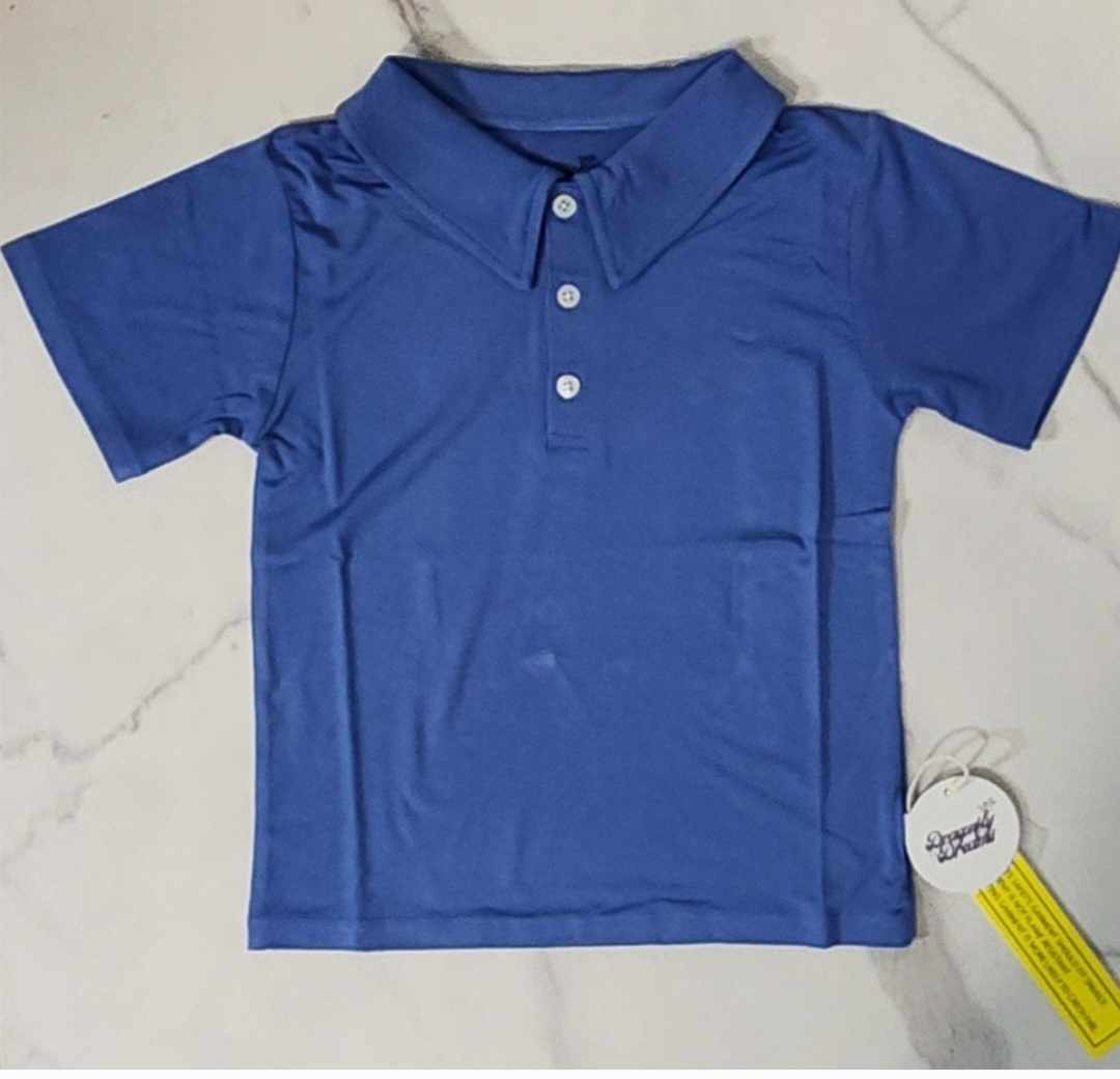 Dragonfly Dreams Bamboo Serenity Blue Polo Shirt