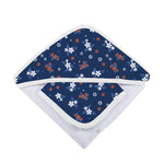Newcastle Classics Serenity Floral Bamboo Hooded Towel and Washcloth Set - 