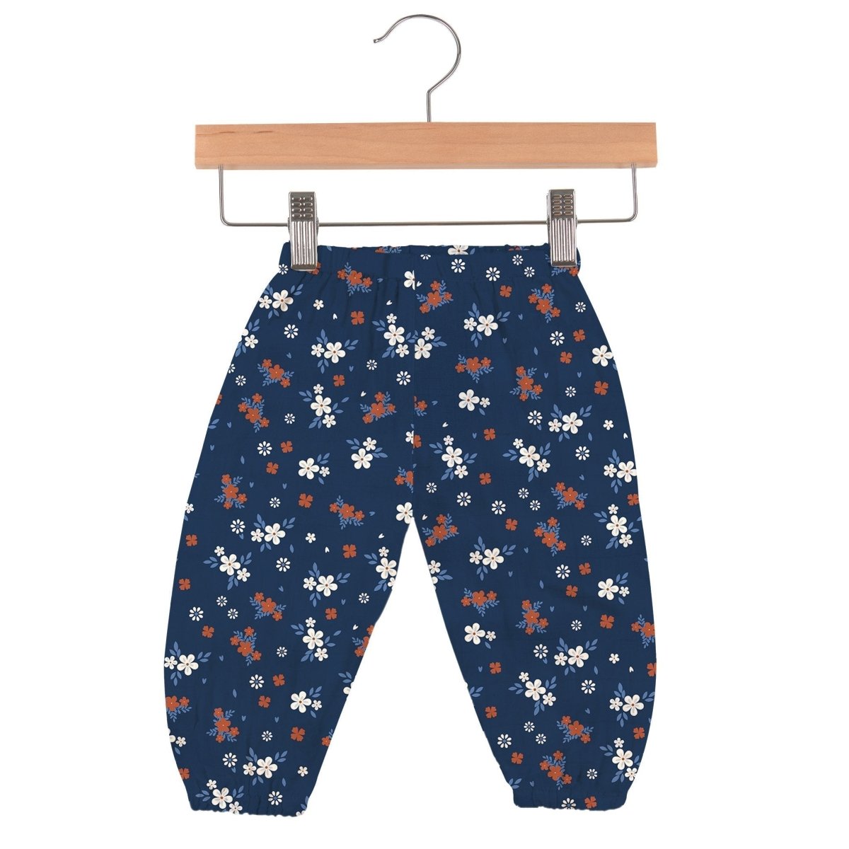 Newcastle Classics Serenity Floral Bamboo Mini Pants with Breathable Fabric for Babies - 