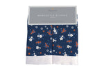 Serenity Floral Bamboo Muslin Security Baby Blankie - Textile, Linens, Pattern, Motif, Scarf | Everetts Place