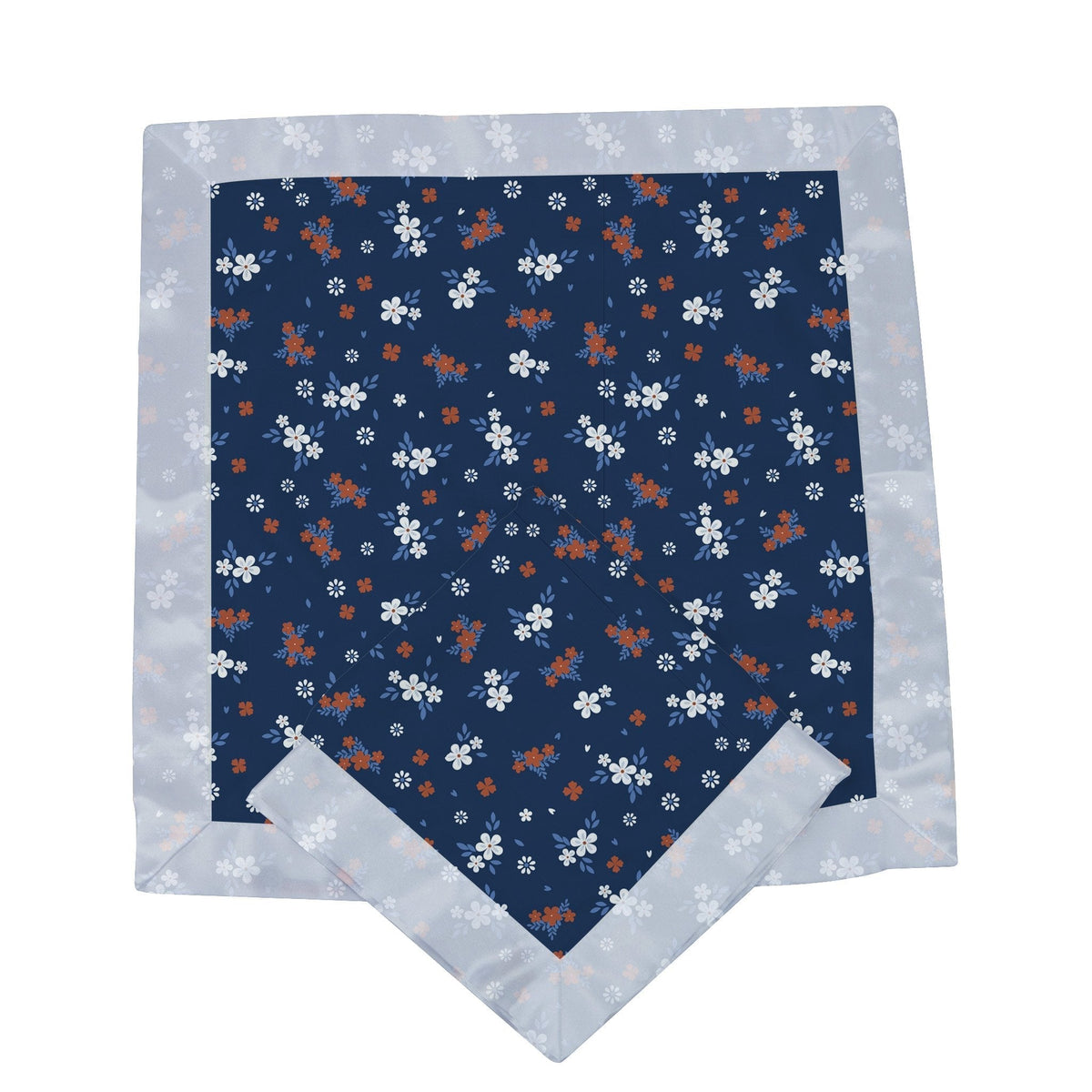 Newcastle Classics Serenity Floral Bamboo Muslin Security Baby Blankie Everetts Place