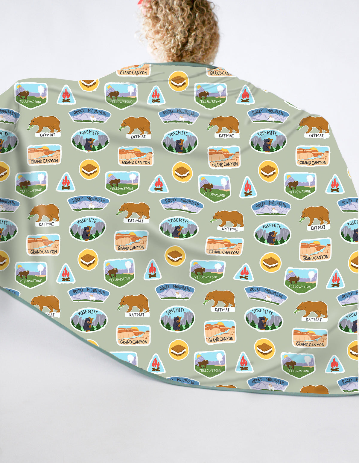 My First National Park Toddler Blanket 57x39 inches Tog Rating: 2.0 by Rayn’s Tiny Stitches