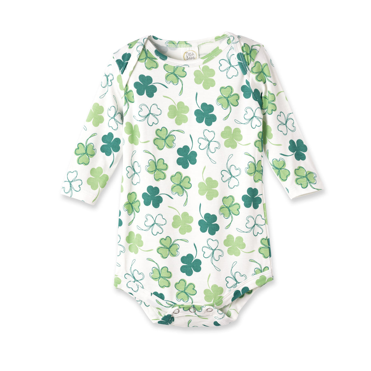 Tesa Babe Shamrock Baby Bodysuit – Soft Bamboo Irish Charm - St. PatEveretts Place