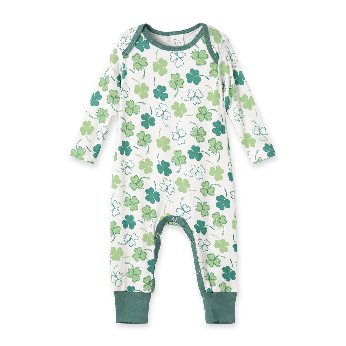 Tesa Babe Shamrock Bamboo Baby Romper – Soft & Eco - Friendly Irish GiftEveretts Place