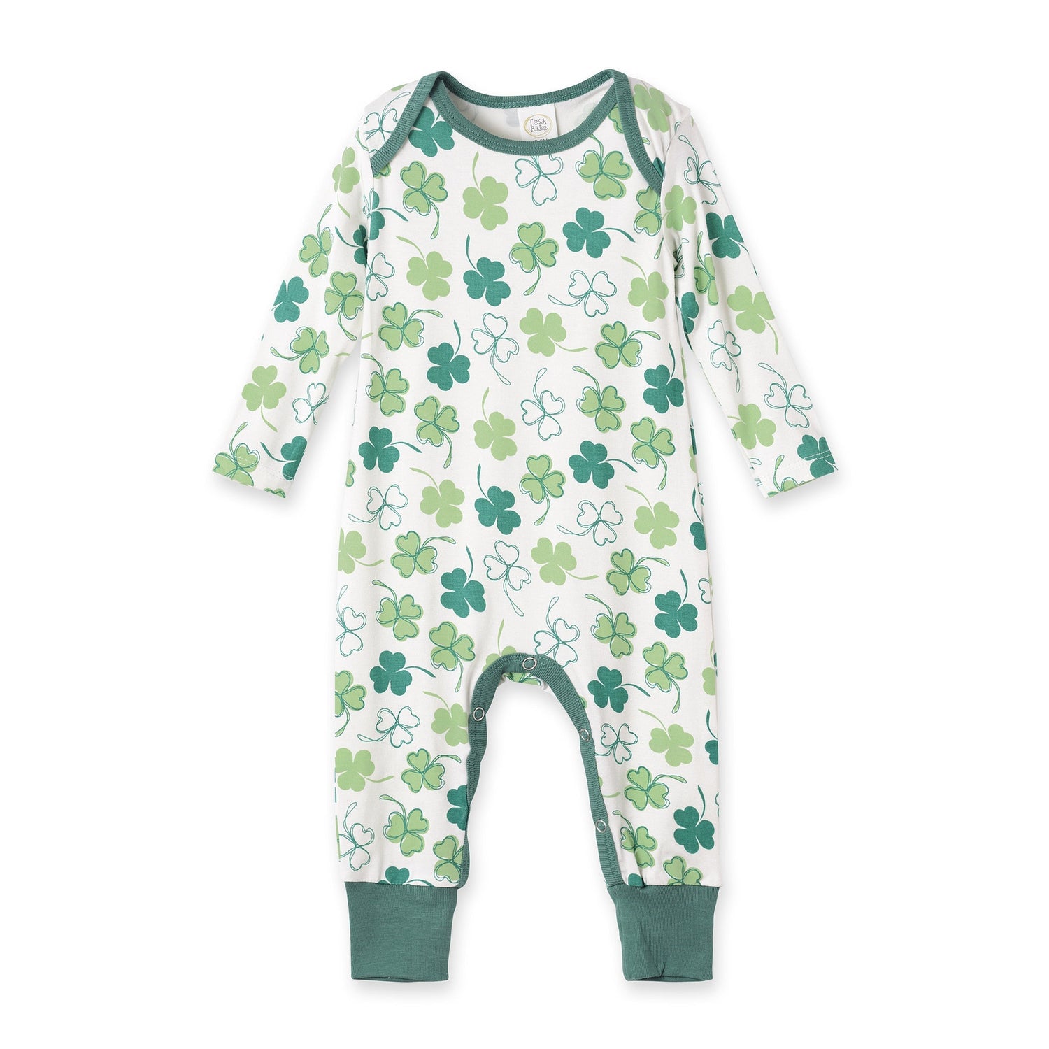 Tesa Babe Shamrock Bamboo Baby Romper – Soft & Eco - Friendly Irish GiftEveretts Place