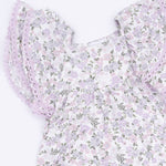 Angel Dear Shannon Floral - V - Neck Dress and BloomerEveretts Place