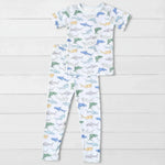 Bestaroo Shark Snuggles Bamboo Pajama Set For Kids Soft Cozy Sleepwear - 