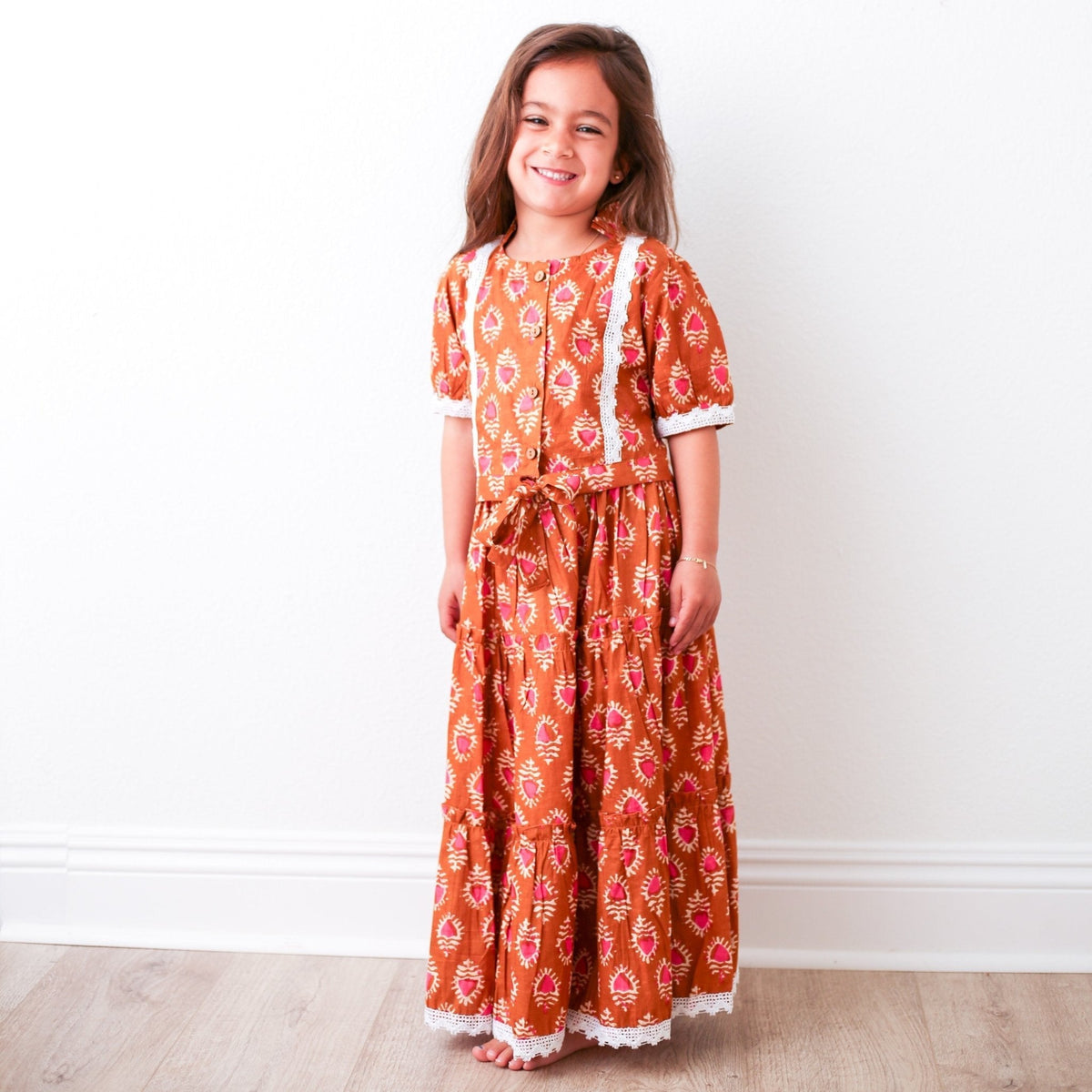 Cotton Two-Piece Set, Shaya Lehenga by Bestaroo