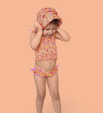 DREAM BIG LITTLE CO SHELLO SUMMER DREAM SMOCKED TANKINI TWO PIECE SWIM SUITEveretts Place