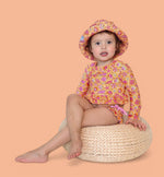DREAM BIG LITTLE CO SHELLO SUMMER DREAM SMOCKED TANKINI TWO PIECE SWIM SUITEveretts Place