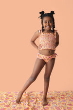 DREAM BIG LITTLE CO SHELLO SUMMER DREAM SMOCKED TANKINI TWO PIECE SWIM SUITEveretts Place