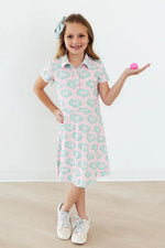 She's on the Green S/S Polo Dress - Collar, Dress, One-piece garment, Day Dress, Pink | Everetts Place