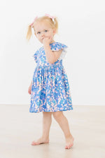 Mila & Rose ® Shimmer & Shine Flutter Sleeve Twirl Dress - 