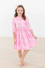 Mila & Rose ® Shine Bright 3/4 Sleeve Pocket Twirl Dress - 