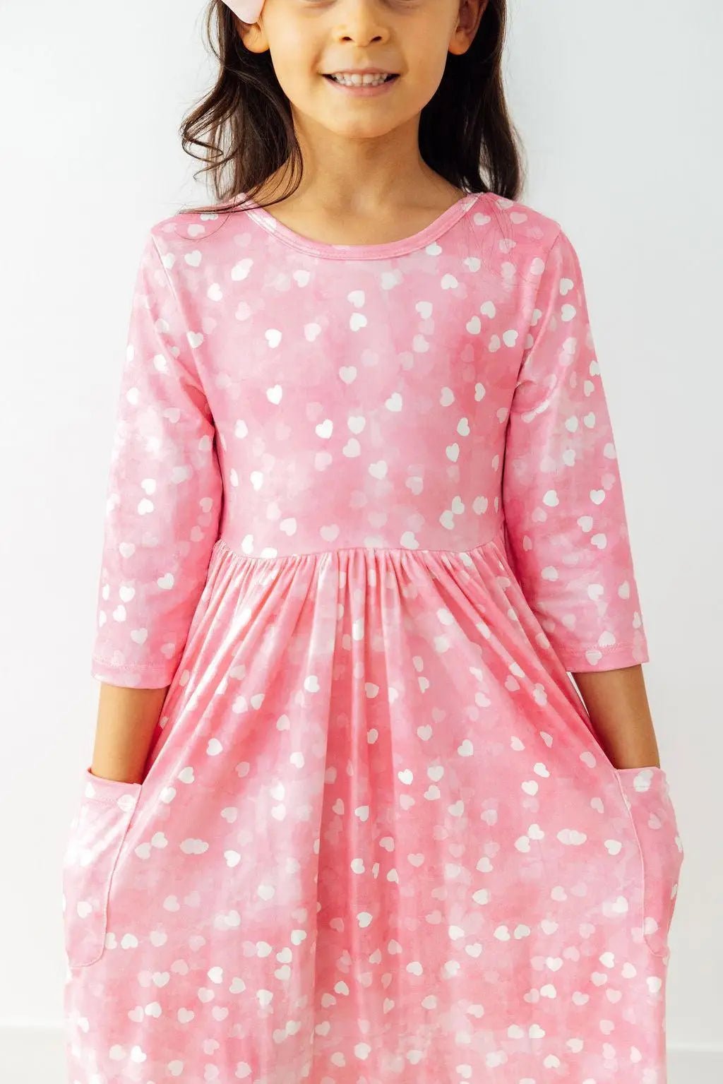 Mila & Rose ® Shine Bright 3/4 Sleeve Pocket Twirl Dress - 
