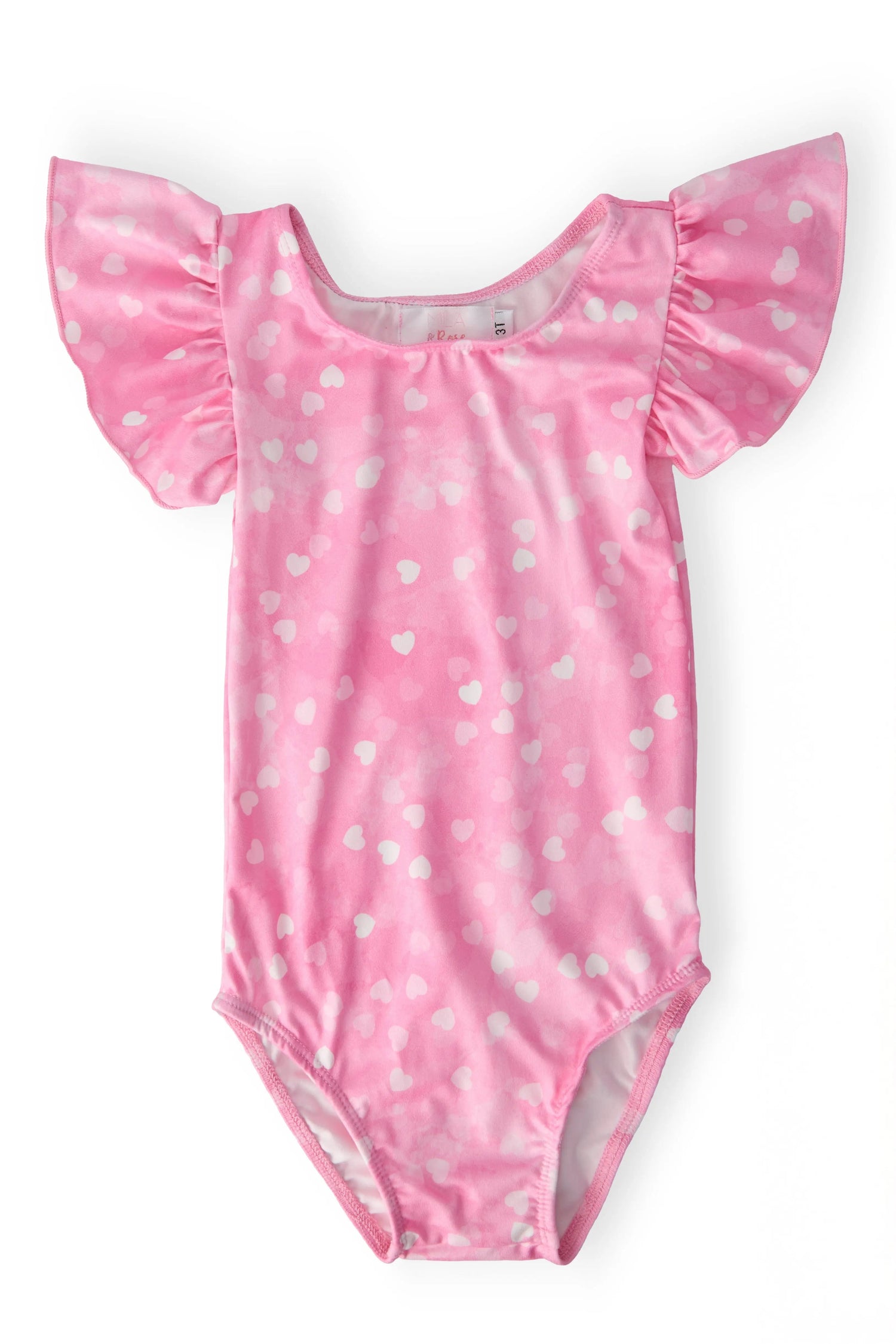 Mila & Rose ® Shine Bright S/S Flutter Sleeve Leotard - 