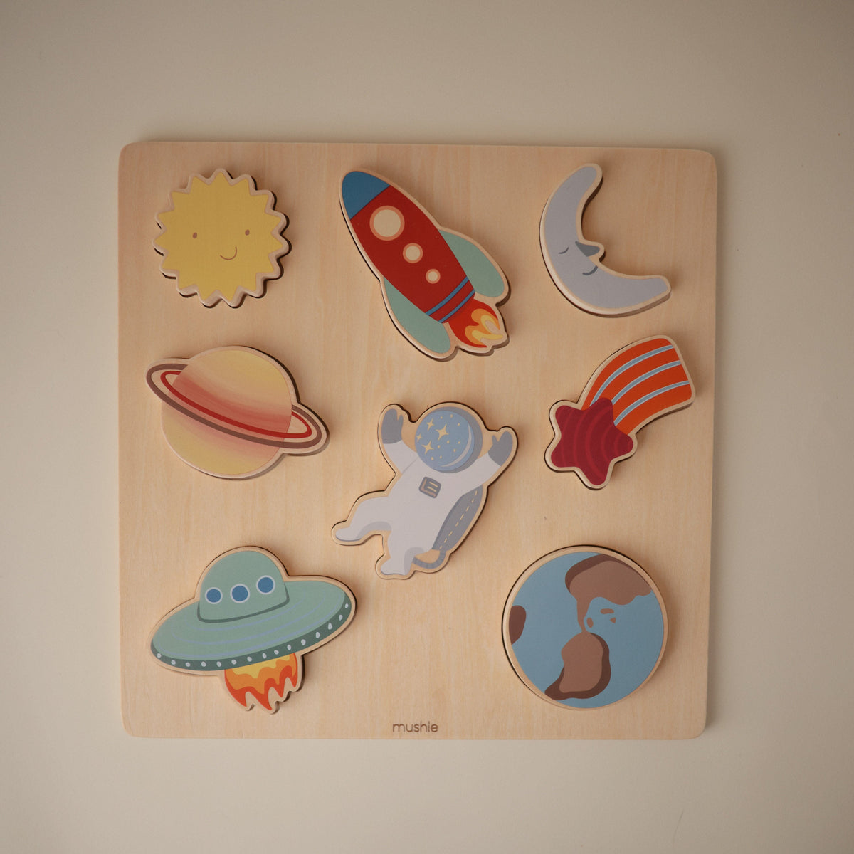 Wooden Animal Figure Puzzle by Mushie