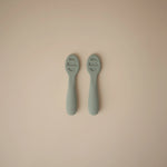 Mushie First Feeding Baby Spoons for Smooth Transition to Self Feeding - Baby & Toddler > Nursing & Feeding silicone tableware
