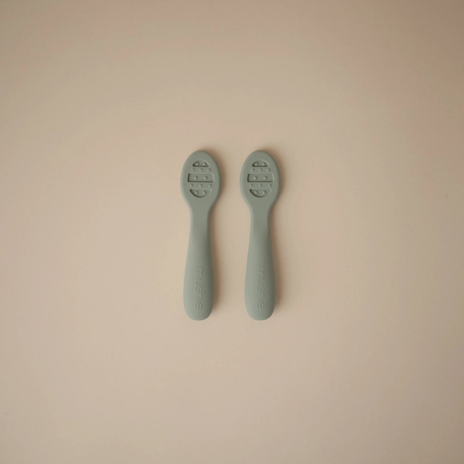 Mushie First Feeding Baby Spoons for Smooth Transition to Self Feeding - Baby & Toddler > Nursing & Feeding silicone tableware