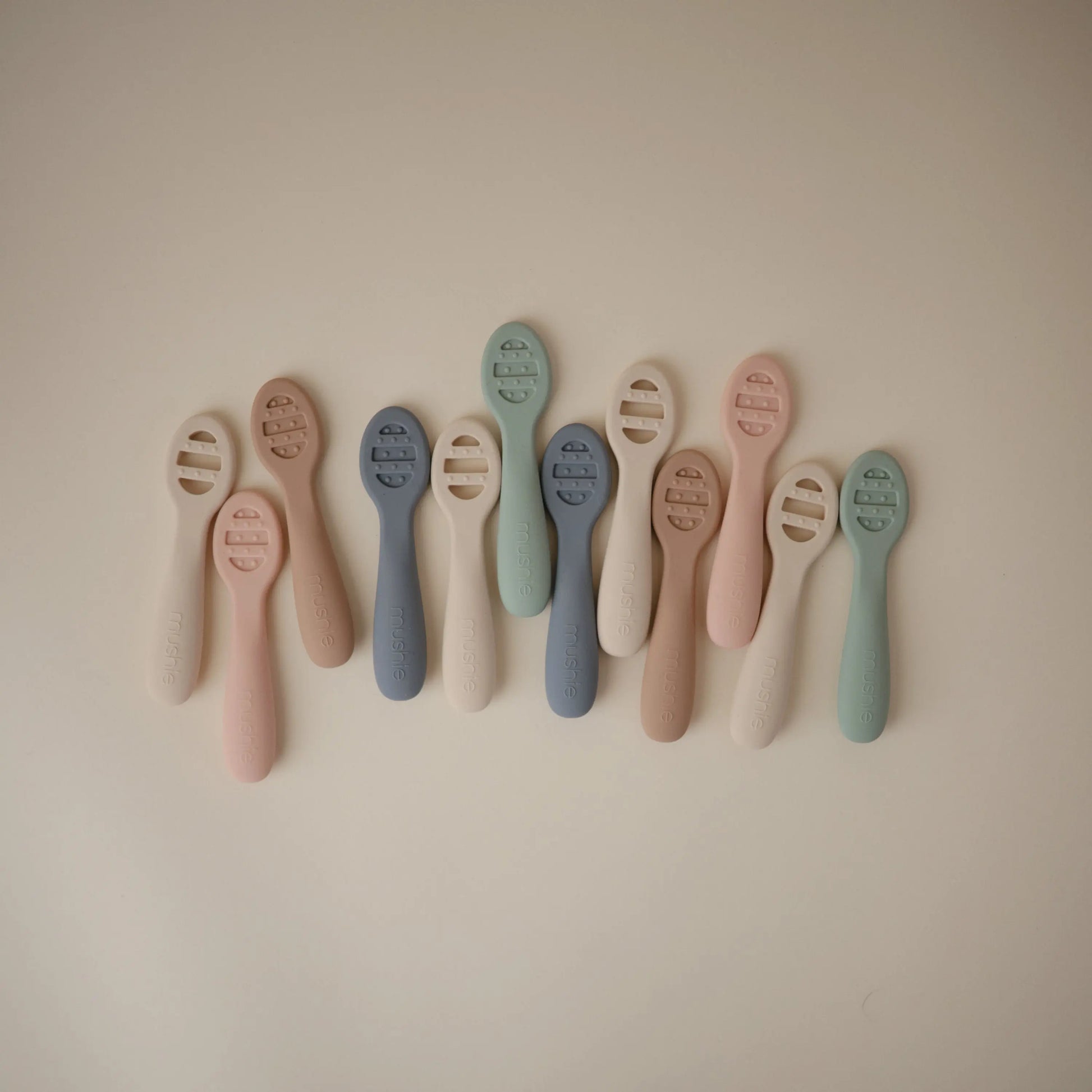 First Feeding Baby Spoons for Smooth Transition to Self Feeding Mushie