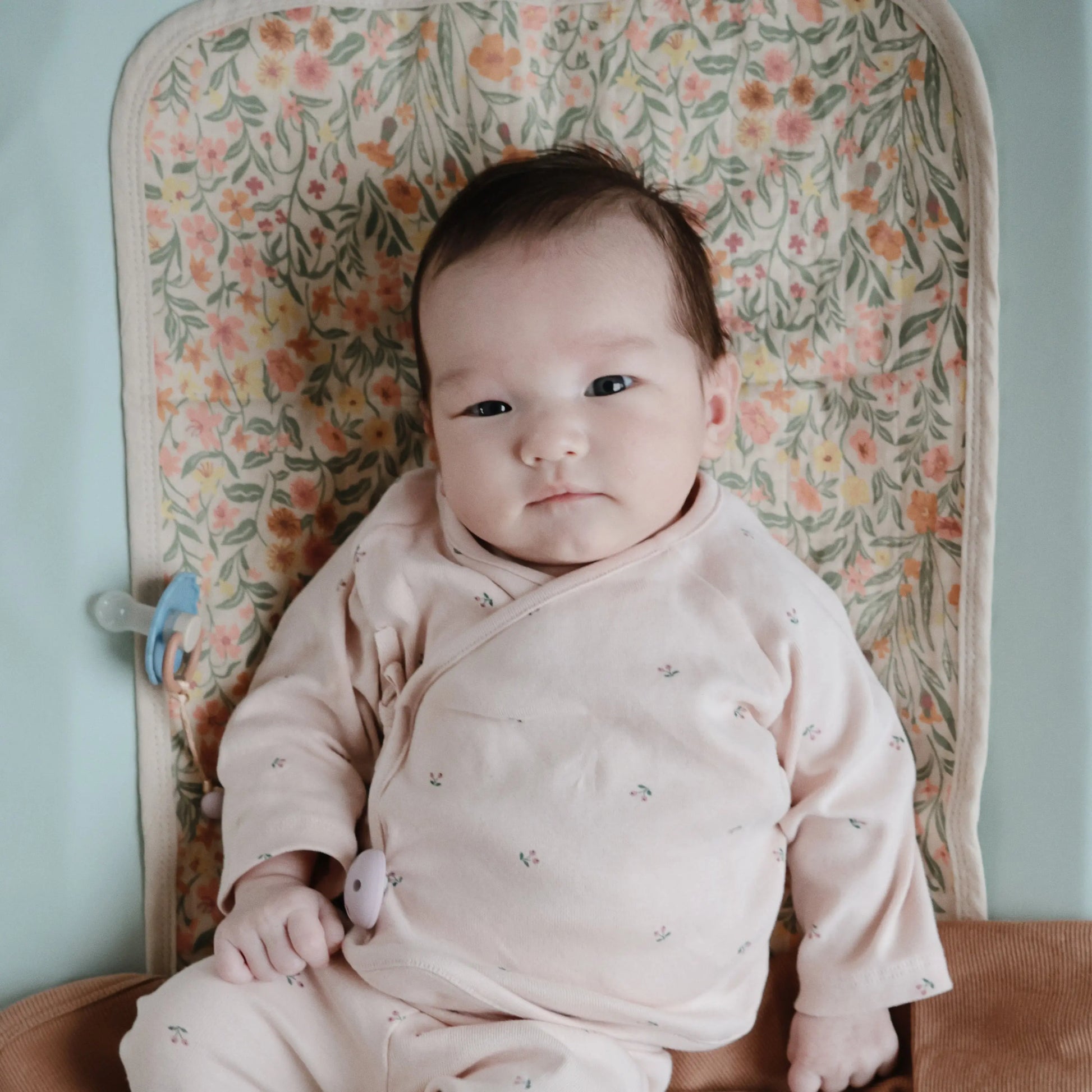 Mushie Organic Cotton Changing Pad Liners with Water Repellent Layer and Bamboo Blend Mushie