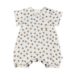 short sleeve romper | sun - Baby & Toddler Clothing, One-piece garment, Infant bodysuit, Button, Pattern | Everetts Place