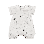 Finn + Emma short sleeve romper | celestial - 