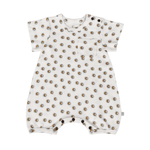 Finn + Emma short sleeve romper | sun - 