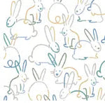 Finn + Emma short sleeve twirl dress | bunnies - 