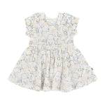 Finn + Emma short sleeve twirl dress | bunnies - 