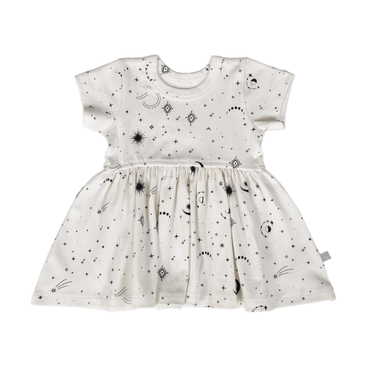 Finn + Emma short sleeve twirl dress | celestial - 
