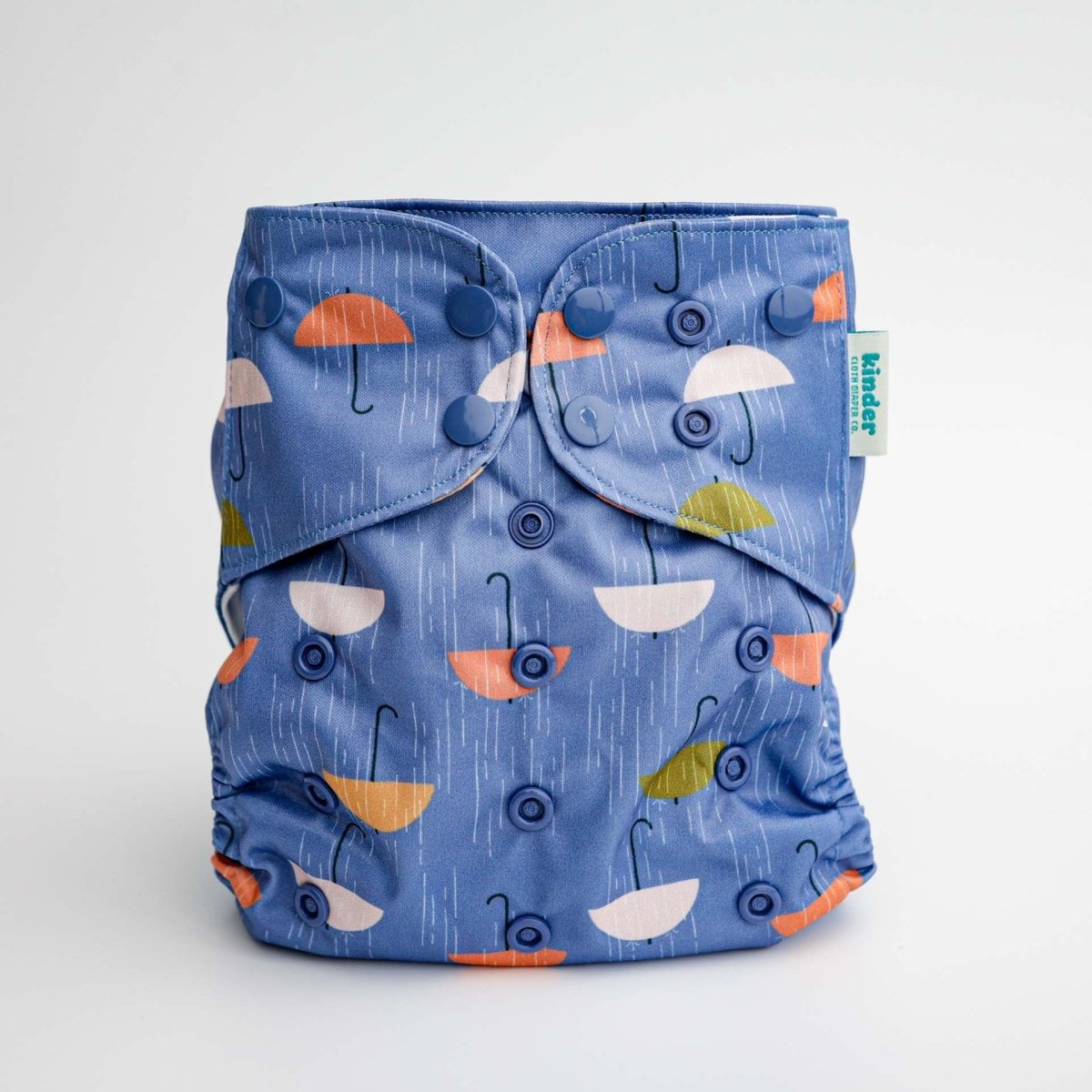 Kinder Cloth Diaper Co. Space and Sky: Essentials Pocket Cloth Diaper with Athletic Wicking Jersey, Grows with your Baby