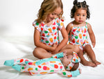 My First Ice Cream Cone Frilly Short Bamboo Pajamas for Girls | Soft & Breathable by Rayn’s Tiny Stitches
