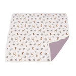 Newcastle Classics Sierra Fox Lavender Cotton Blanket for Cozy Kids Snuggle Time - Cotton Newcastle Blanket