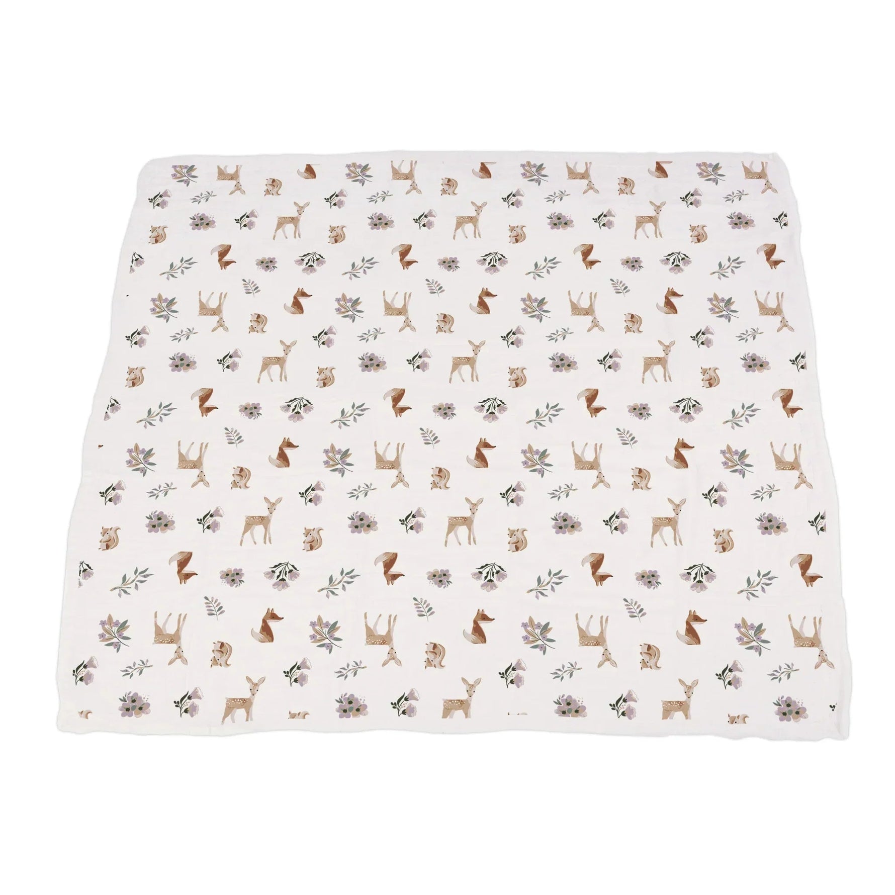 Newcastle Classics Sierra Fox Lavender Cotton Blanket for Cozy Kids Snuggle Time - Cotton Newcastle Blanket