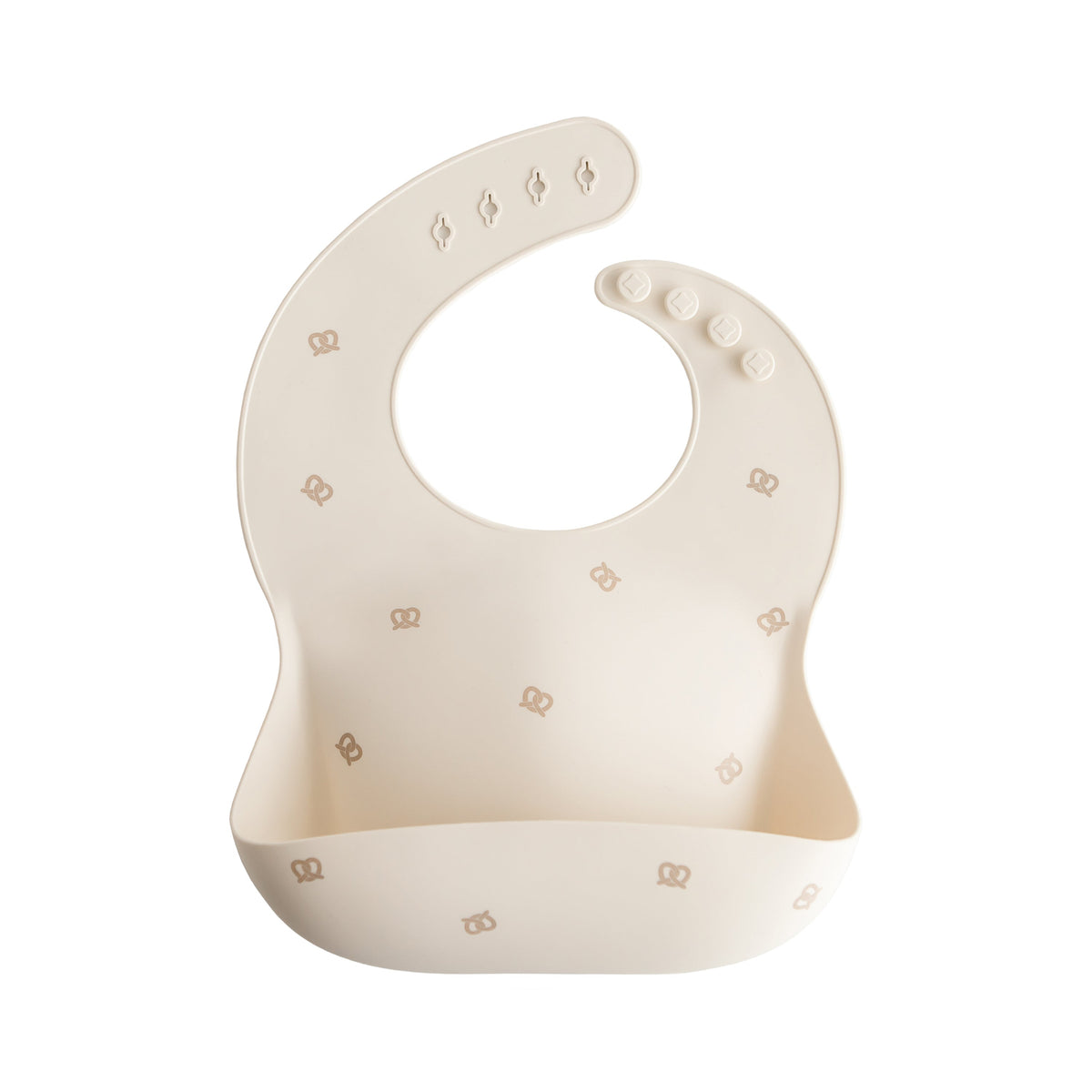 Mushie Mushie Silicone Baby Bibs: Cheerful, Easy-Clean Mealtime Essential -