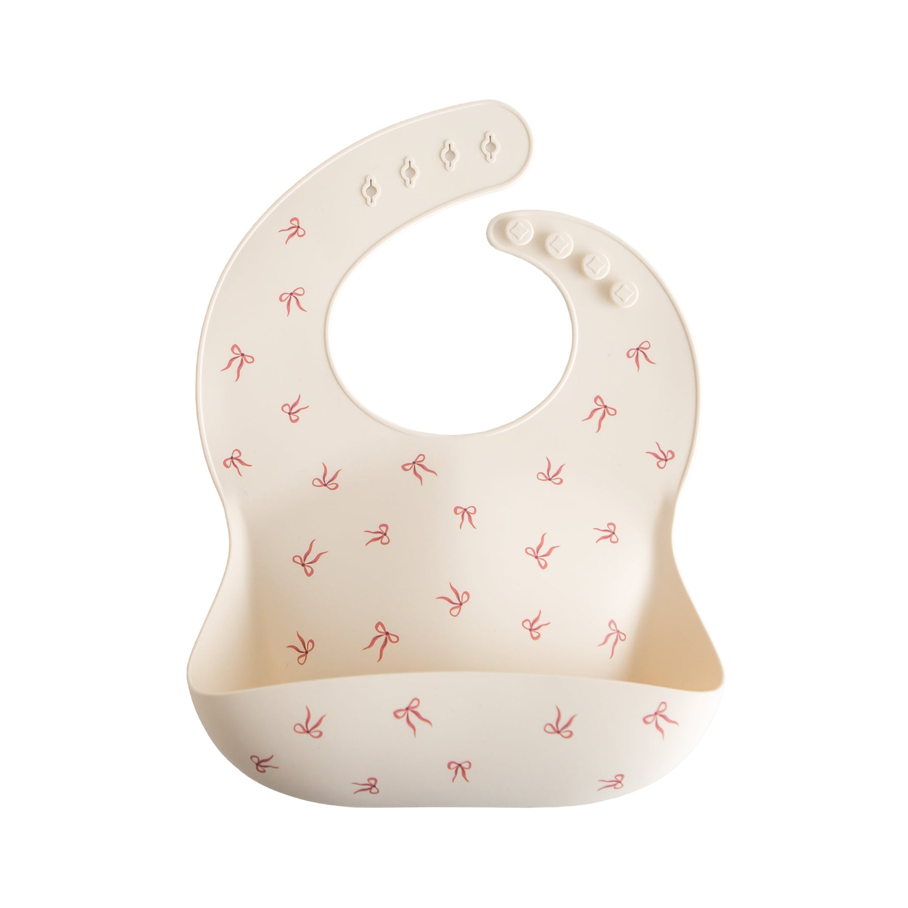 Mushie Mushie Silicone Baby Bibs: Cheerful, Easy-Clean Mealtime Essential -