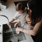 Mushie Silicone Baby Bottle Brush Double Sided 2 in 1 Cleaning Tool - Everetts Place Boutique - 