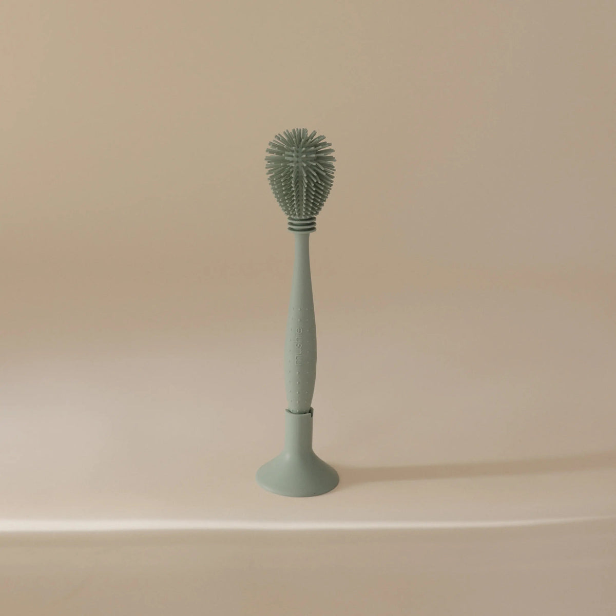 Mushie Silicone Baby Bottle Brush - 