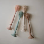 Mushie Silicone Baby Bottle Brush - 