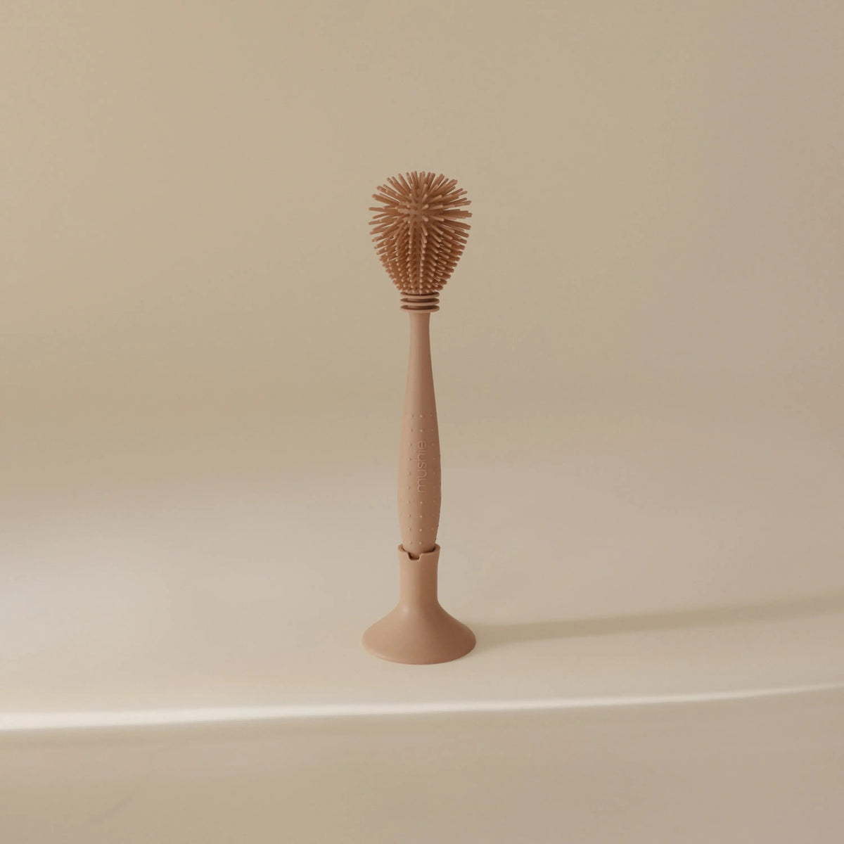 Mushie Silicone Baby Bottle Brush - 